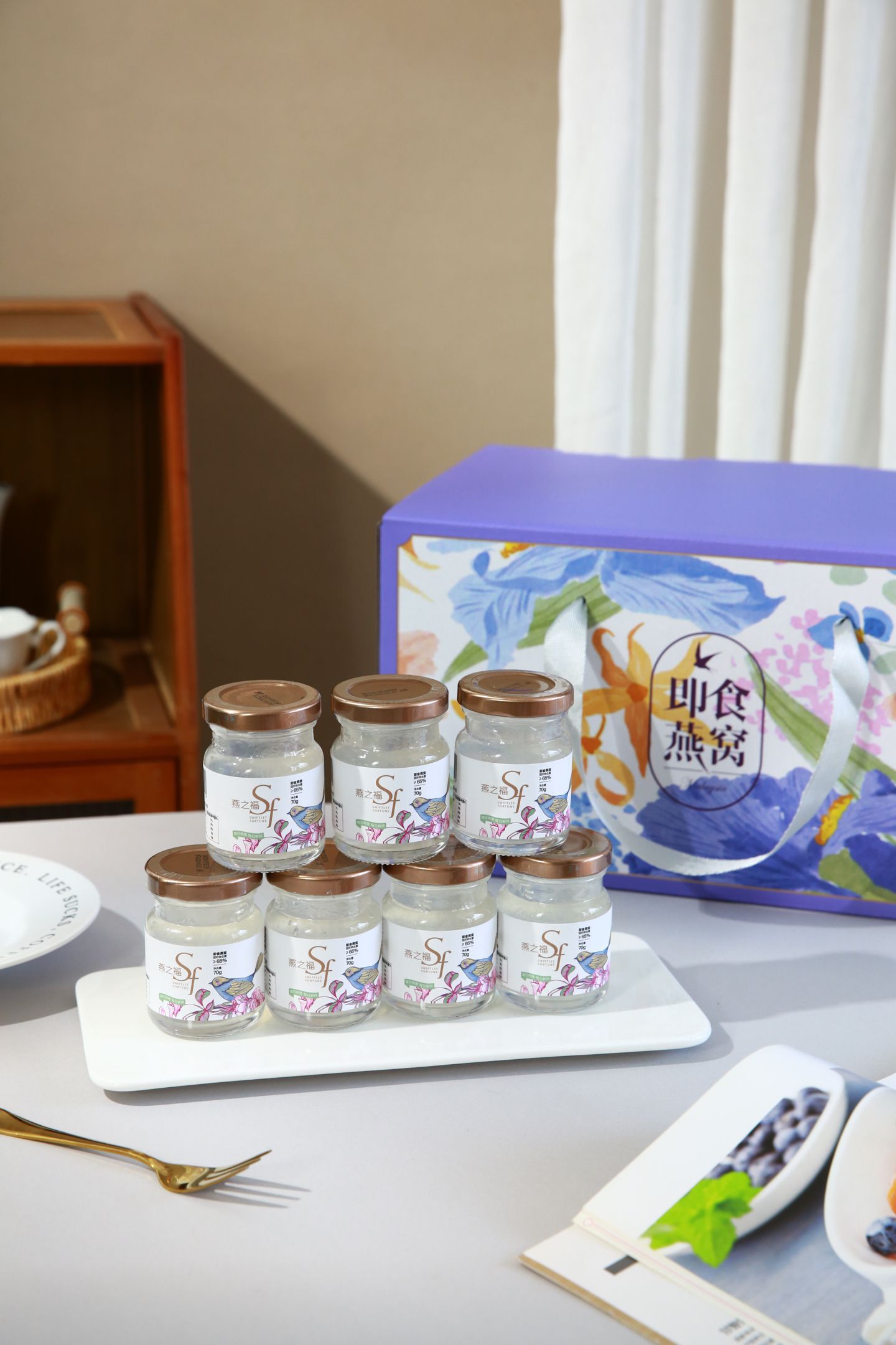 70ML Ready-to-Drink Bird Nest Family Set(30 Bottles) 70ML 原味即食燕窝家庭套装(30瓶) - Image 4